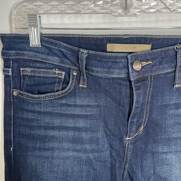 Joe’s Jeans Step Hem Skinny Jeans Women's Size 29 (30x27) Mid-Rise Dark Wash - Picture 3 of 10